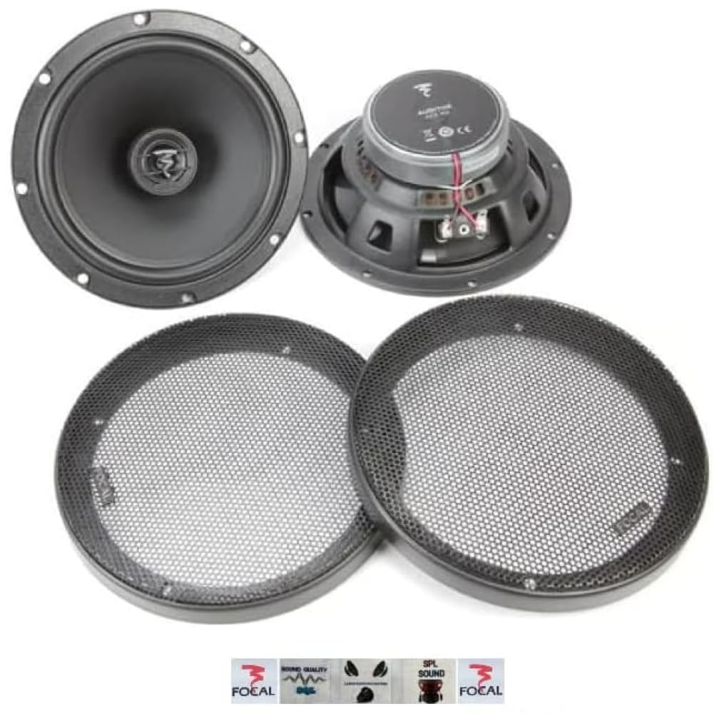 KIT-Set FÜR Focal Auditor ACX-165 ACX165 2 koaxial Lautsprecher 2 Wege 16,5 cm 165 mm 6,5" Durchmess