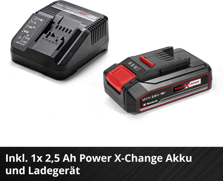 Einhell Akku-Schlagbohrschrauber TE-CD 18/44 Li-i (1x2,5Ah) Power X-Change (18 V, 44 Nm, Schlagbohrf