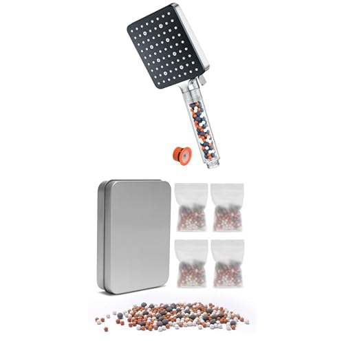 YEAUPE PRO Duschkopf,Universal Duschbrause mit Filter,Badewanne Handbrause (115 * 100mm),Wasserspare