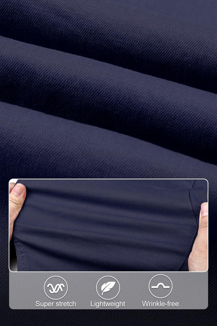 GINGTTO Skinny Jeans Herren Slim Fit Super Stretch Denim Hose Regular Fit 4 Seasons Herrenjeans Blau
