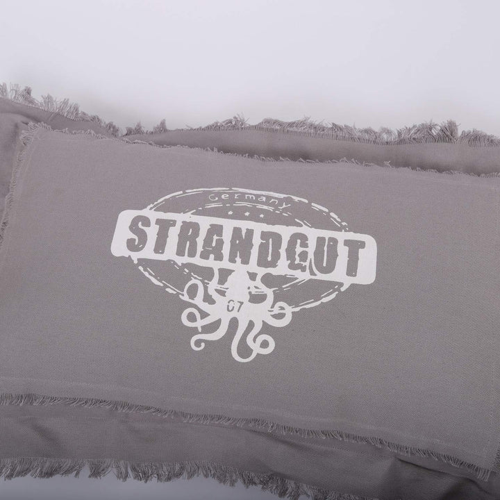 Strandgut07 Kissen mit Reissverschluss, 50 x 30 cm, Grau 50 x 30 cm Grau, 50 x 30 cm Grau