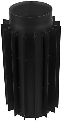 Ofenrohr Rauchrohr Kaminrohr Bogen Knie 45° 90° Doppelwandfutter Abgaswärmetauscher Radiator Wandros