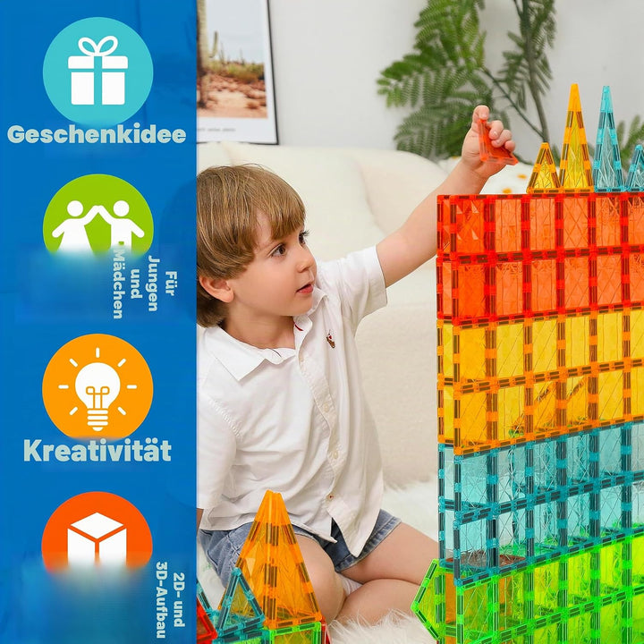 Geomag Magnetic Tiles Gems 60