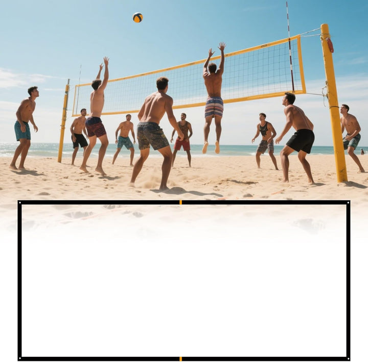 Volleyball-Linien für Strand – Linien für Rasenflächen | Wiederverwendbares Material für den Aussenb
