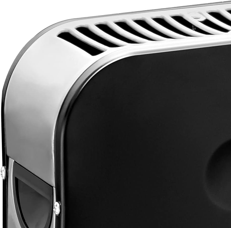 TROTEC Heizkörper elektro TCH 25 E – Heizleistung 750 W / 1250 W / 2000 W – Konvektor mobil, schwarz