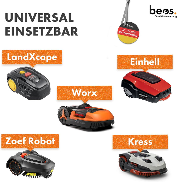 BEOS® 30 x Premium Titan Ersatzmesser + Schrauben mit Sicherung - Ersatzklingen für Premiummarken Wo