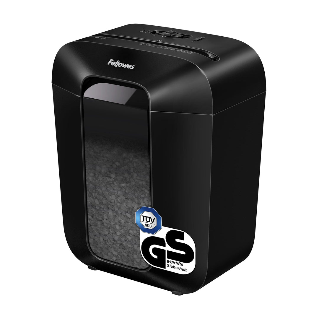 Fellowes Aktenvernichter Papiervernichter LX41-8 Blatt 4x12 mm Mini-Cut P4 - für Zuhause und das Hom