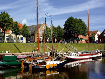 CALVENDO Puzzle Fischerhafen Carolinensiel, Ostfriesland 1000 Teile Lege-Grösse 64 x 48 cm Foto-Puzz