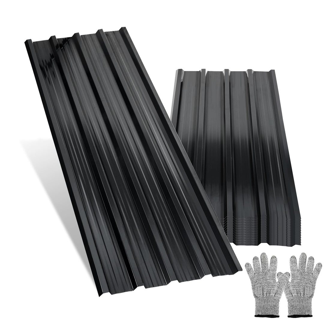 36er Set Profilblech Trapezblech, Dachplatten Wellblechplatten für Dach 129x46cm 21m² Metall Stahlbl