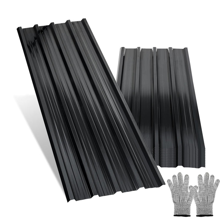 36er Set Profilblech Trapezblech, Dachplatten Wellblechplatten für Dach 129x46cm 21m² Metall Stahlbl
