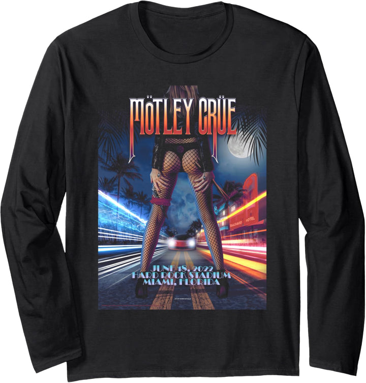 Mötley Crüe - The Stadium Tour Miami Event Langarmshirt