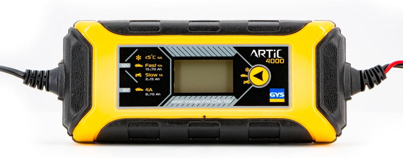 GYS Ladegeräte Mikroprozessor gesteuertes, automatisches Ladegerät Batterieladegeräte für Fahrzeuge