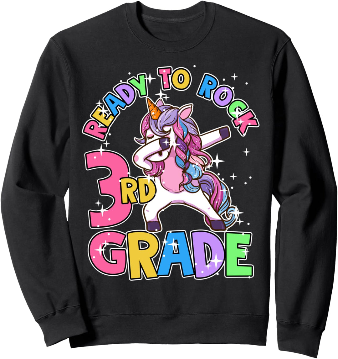3. Klasse Einhorn Schulanfang Outfit Mädchen Sweatshirt