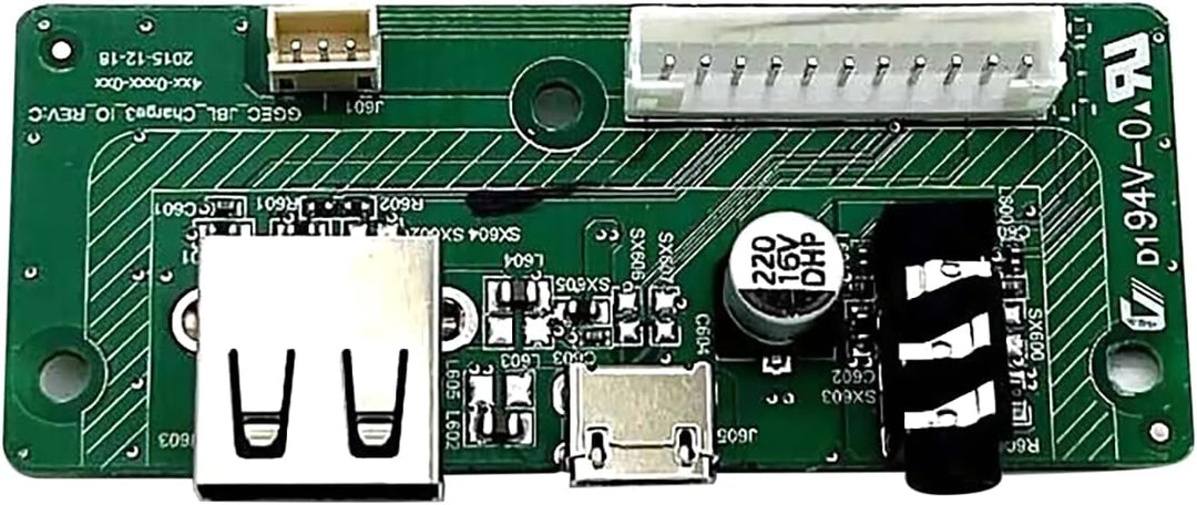 DAGIJIRD DIY Ladeanschluss Leiterplatte Lautsprecher Power Motherboard für JBL Charge 3 Version GG Z