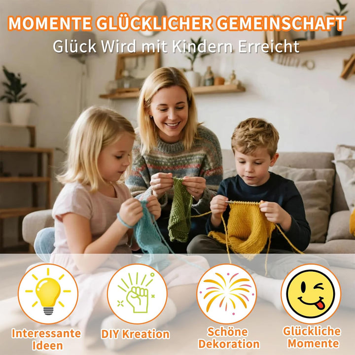 PYOCRD Häkelset für Anfänger mit Videoanleitung, Amigurumi Häkeltiere Set | mit Wolle, Häkelnadeln,