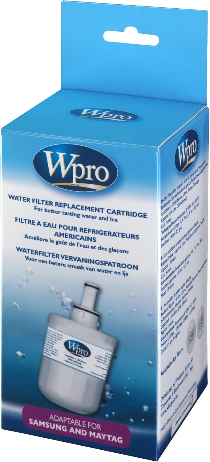 Wpro APP100/1 | 1er Pack Wasserfilter kompatibel mit Samsung HAFIN2/EXP, DA29-00003G, HAFIN1/EXP, DA