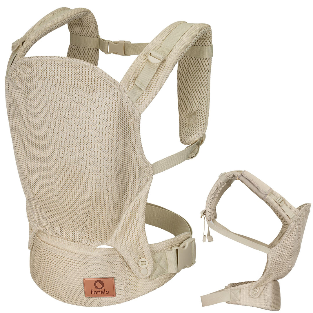 Lionelo Margareet Air Ergonomische Babytrage für Babys von 4 Monaten bis 20 kg, 3 Tragepositionen, a