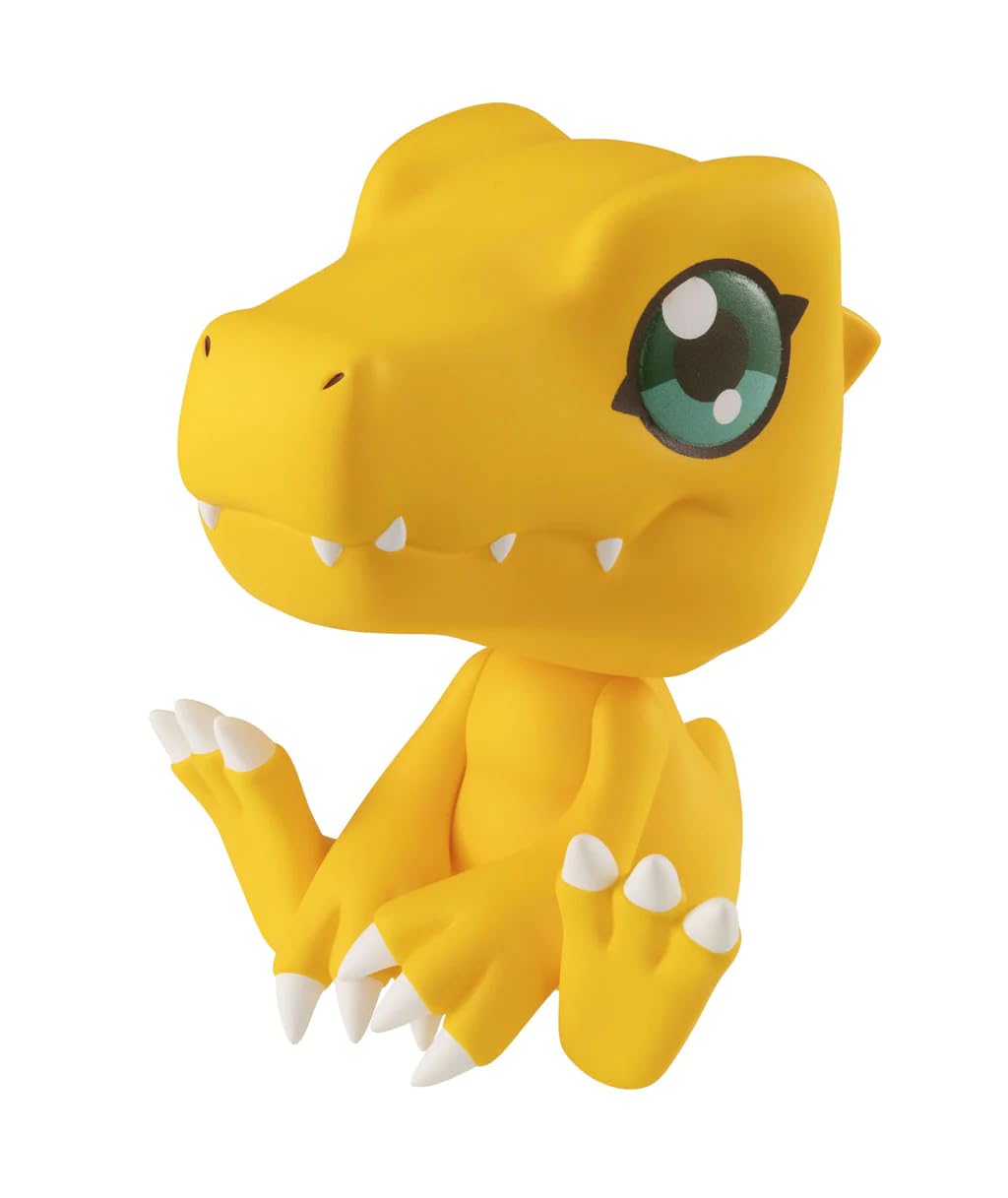 MEGAHOUSE Unisex Kinder Digimon Adventure Look Up Series Agumon PVC Figure, Bunt