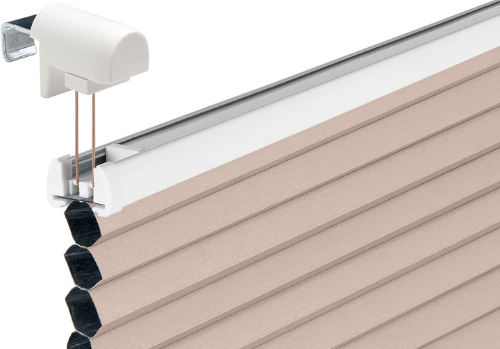 SchattenFreude Waben-Plissee für Fenster | 100% verdunkelnd/Blackout | Mit Klemm-Haltern | Klemmfix