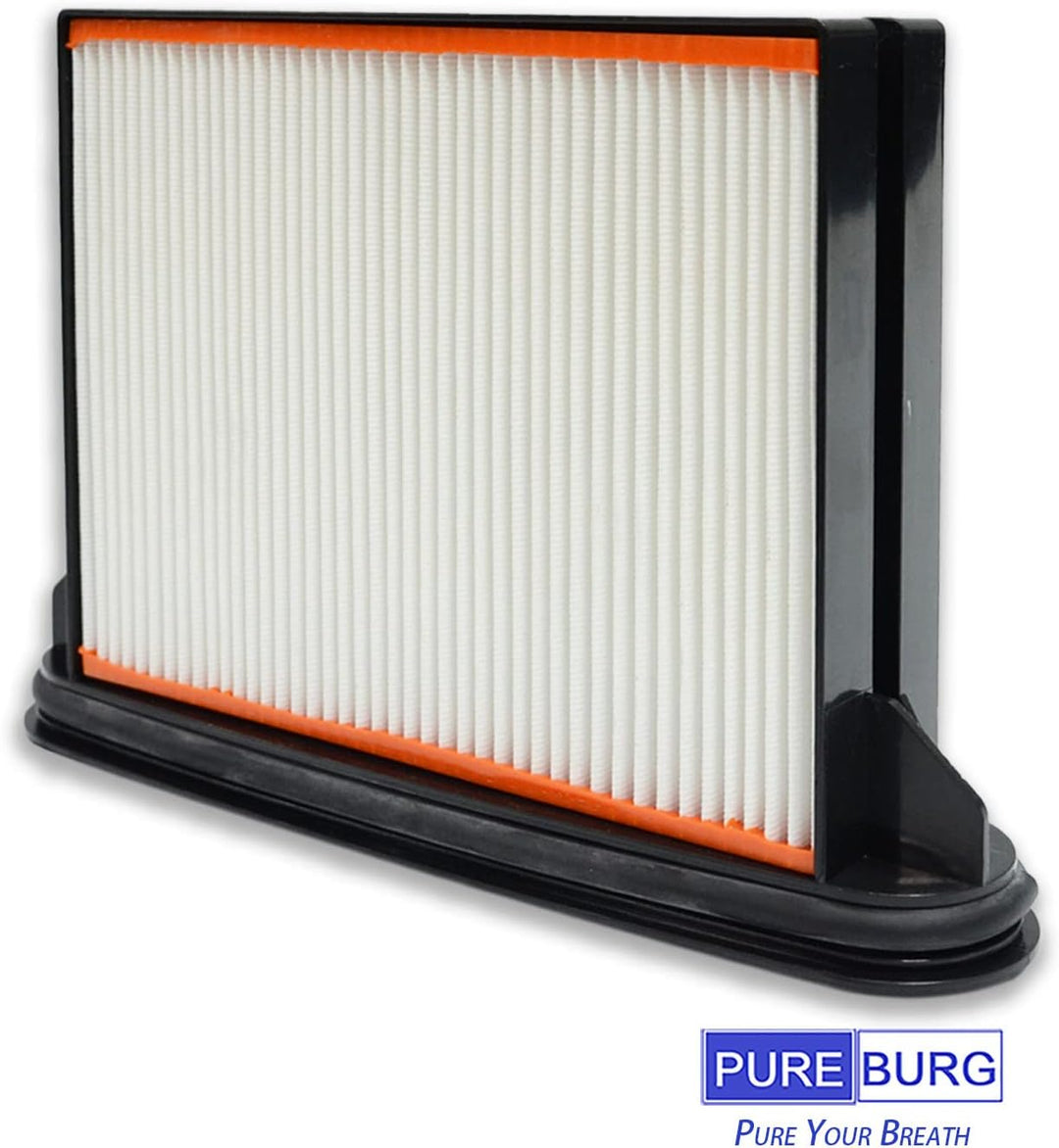 PUREBURG 2er Pack Ersatz Polyester Plissee Filter kompatibel mit Bosch Professional GAS25 GAS 25 GAS