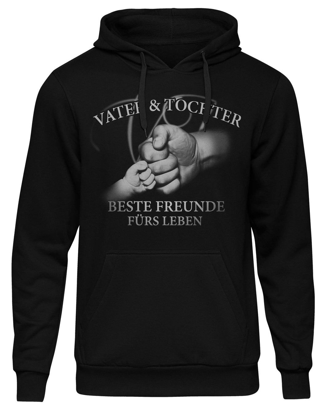 uglyshirt89 Vater und Tochter Kapuzenpullover | Papa | Held | Hero | Freundschaft | Geburtstags | Mä