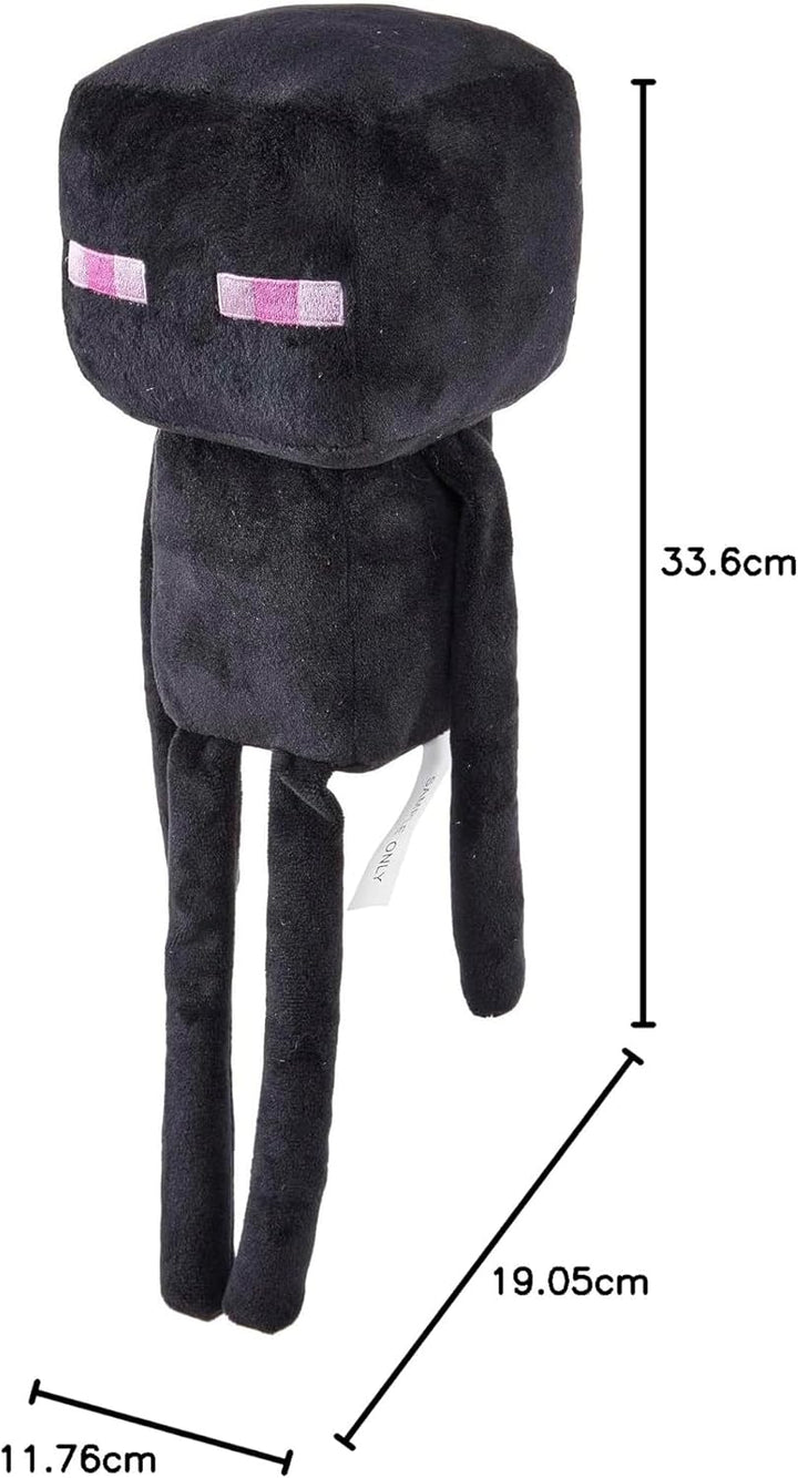 Mattel MINECRAFT Basic-Plüschfigur - 20 cm grosse, weiche Sammelfiguren der Lieblingscharaktere aus