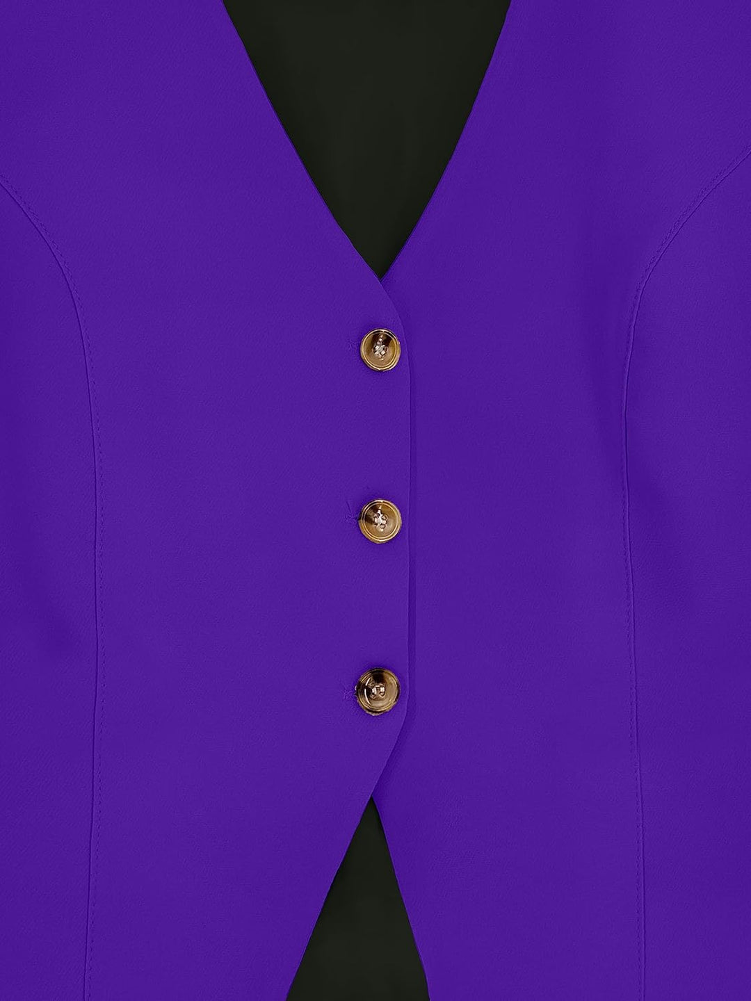 JOPHY & CO. Damenweste mit 3 Knöpfen (Code 7090) XS Purpur, XS Purpur
