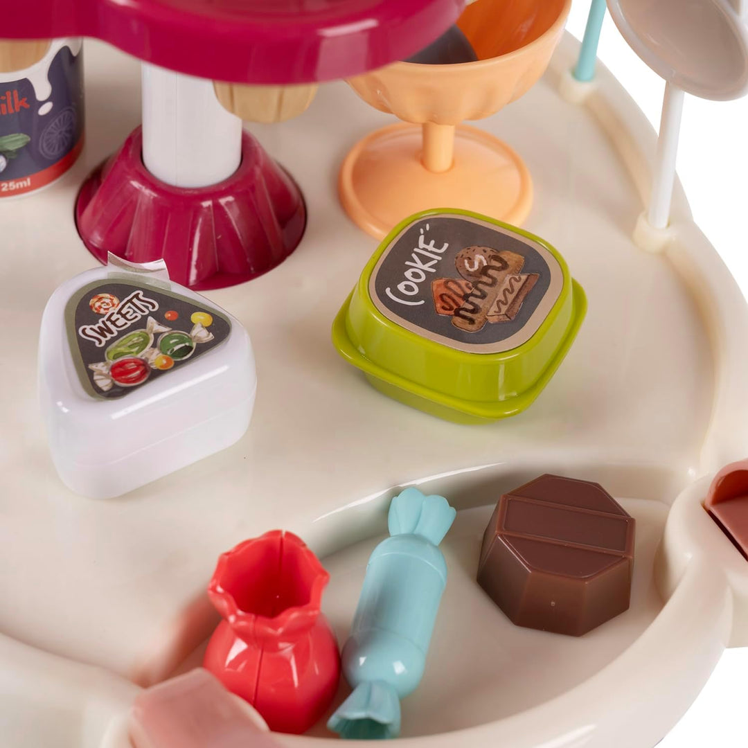 Eisdiele für Kinder Süsswarenladen Sound & Licht EIS Set Zubehör 22733