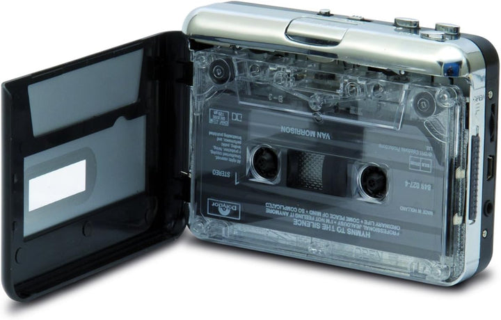 HAMLET XDVDMAG Kassettenplayer/-rekorder – Konverter (3,5 mm, Schwarz, Silber, AA, Alkaline) CASSETT