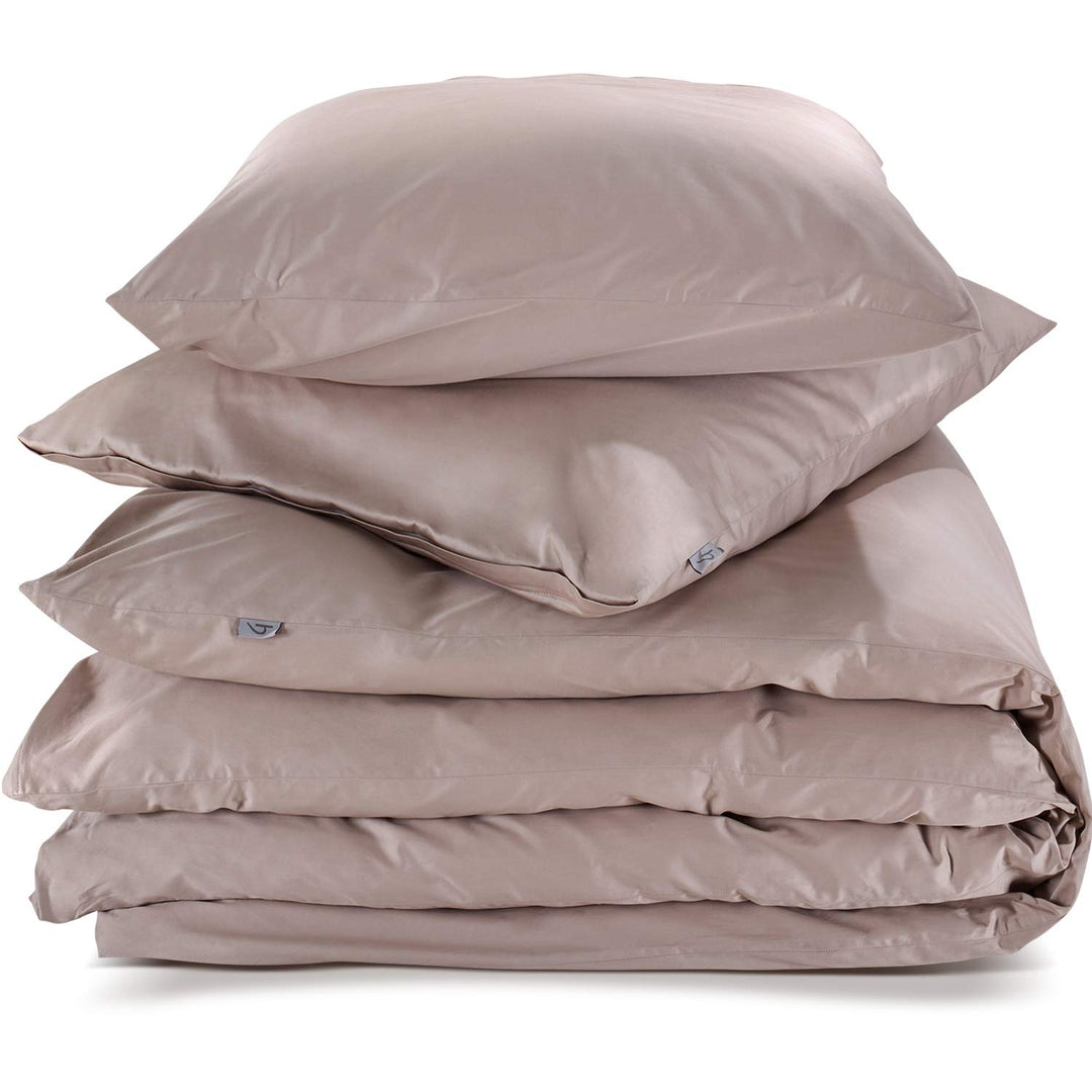 herzbach home Mako-Satin Bettwäsche | 100% Baumwolle | atmungsaktiv & kuschelig weich | Uni einfarbi