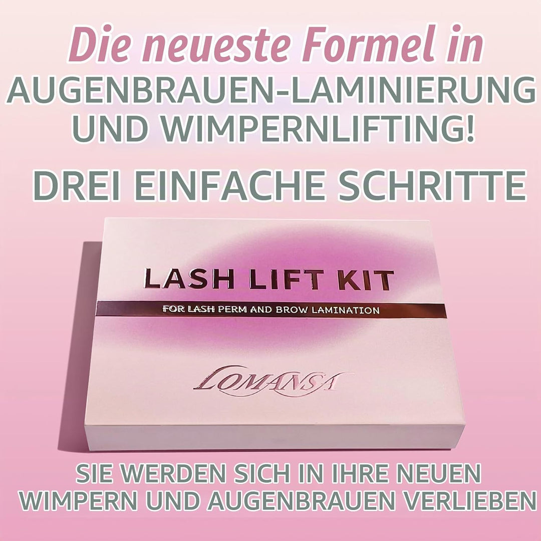 Wimpernlifting Set, Lash Lifting Set, Leicht zu Drückendes Tubendesign, Anfängerfreundlich, 15 Anwen