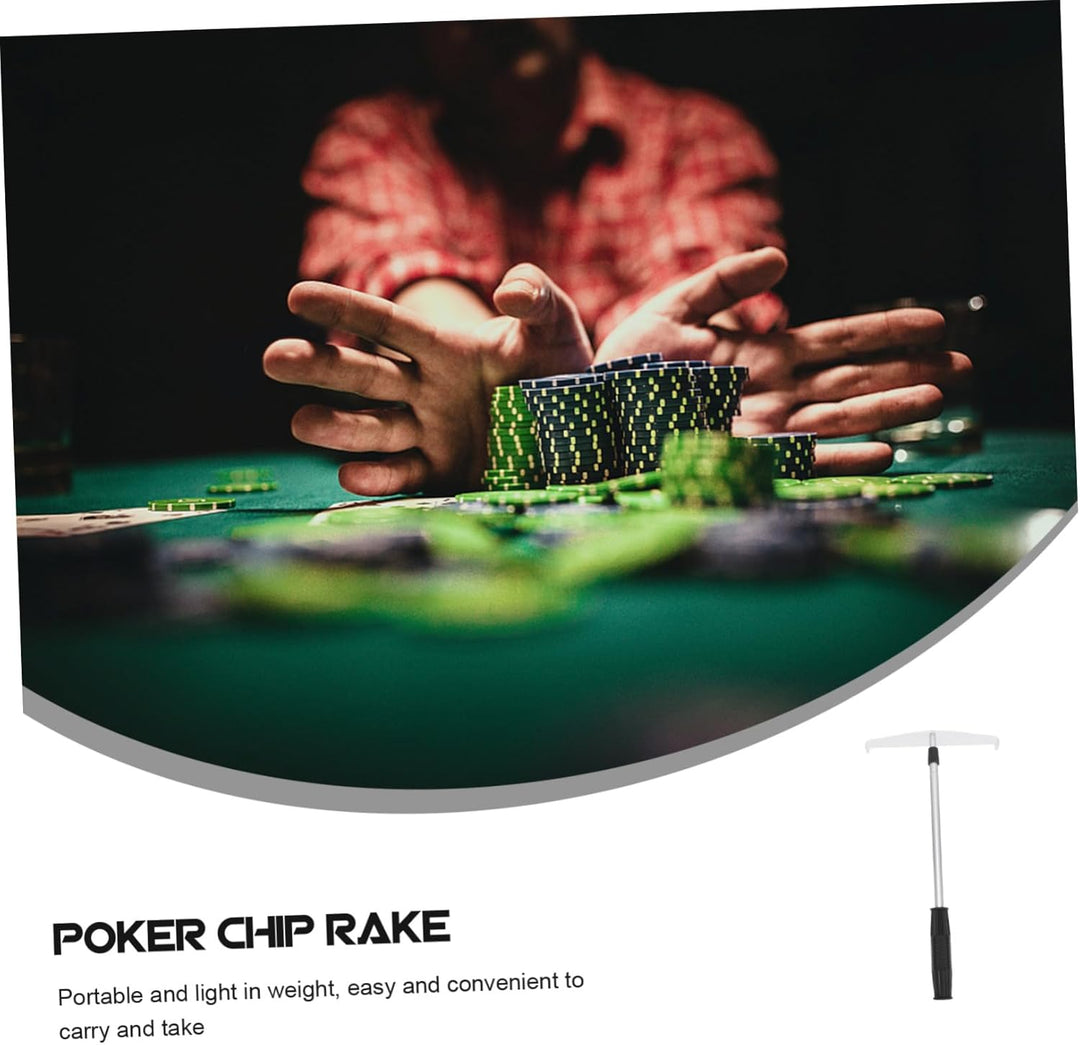 Garneck Poker Chip Pusher – Teleskop Poker Rake - Praktischer Chips Schieber Für -Spiele Ideal Für U