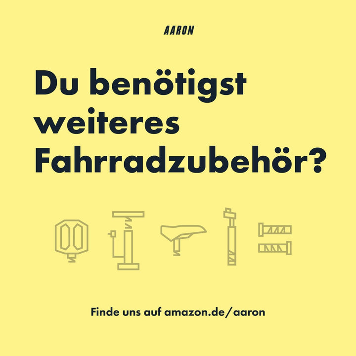 AARON Horn Lenker Griffe mit Gel Dämpfung, ergonomische Lenkerhörner aus rutschfestem Gummi, Fahrrad