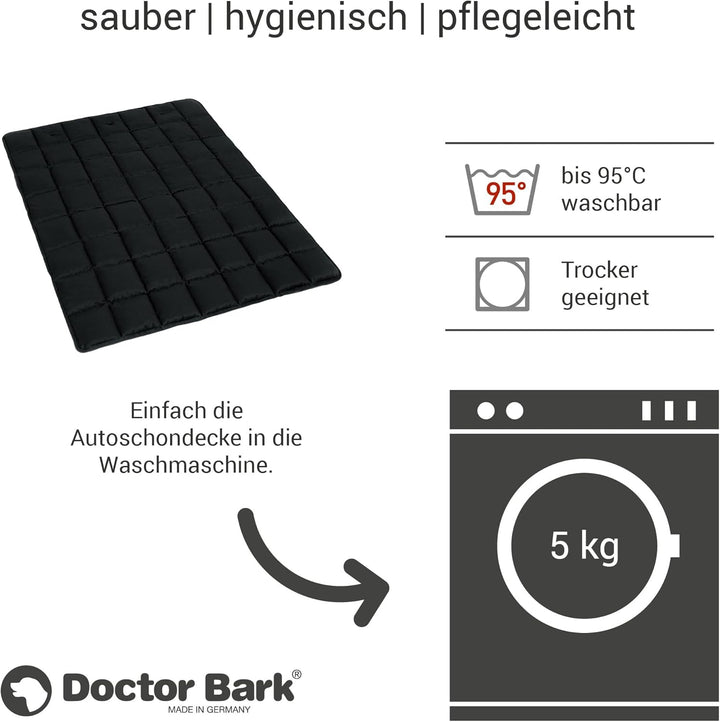 Doctor Bark Portable Hundedecke, praktische Reisedecke, Allergiker geeignet - waschbar bei 95°C Grös