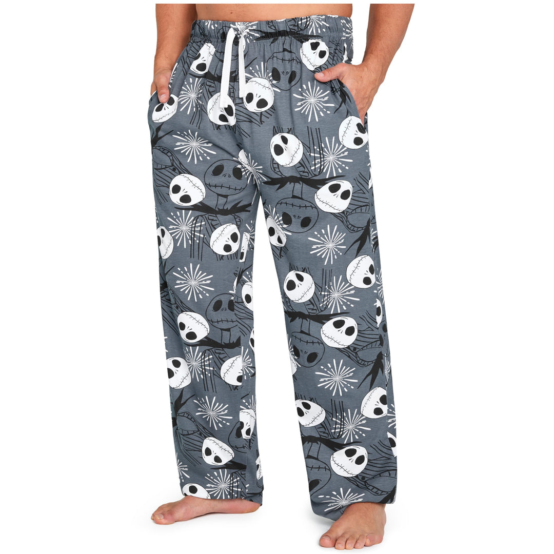 Disney Herren Lang Pyjamahose, Bequeme Loungewear PJs mit Taschen - Geschenke für Ihn XL Mehrfachbuc