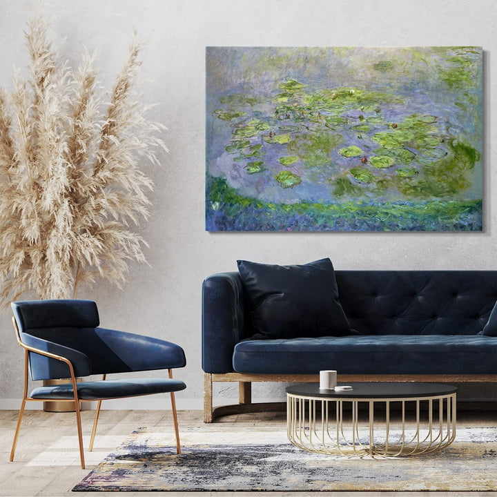 Printed Paintings Leinwand (80x60cm): Claude Monet - Seerosen 80x60 cm, 80x60 cm