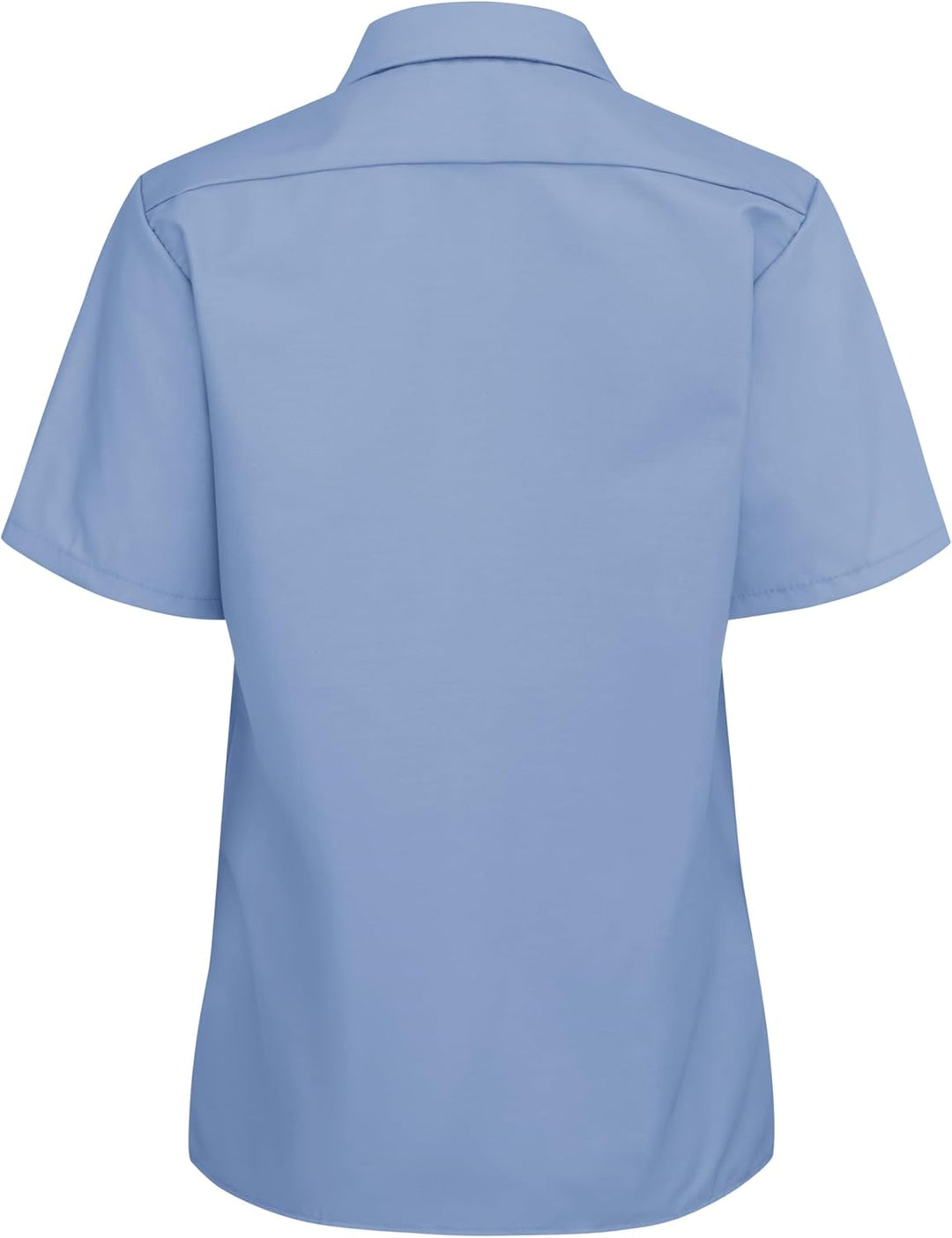 Red Kap Damen Women's Short Sleeve Industrial Work Shirt Hemd XL Hellblau, XL Hellblau