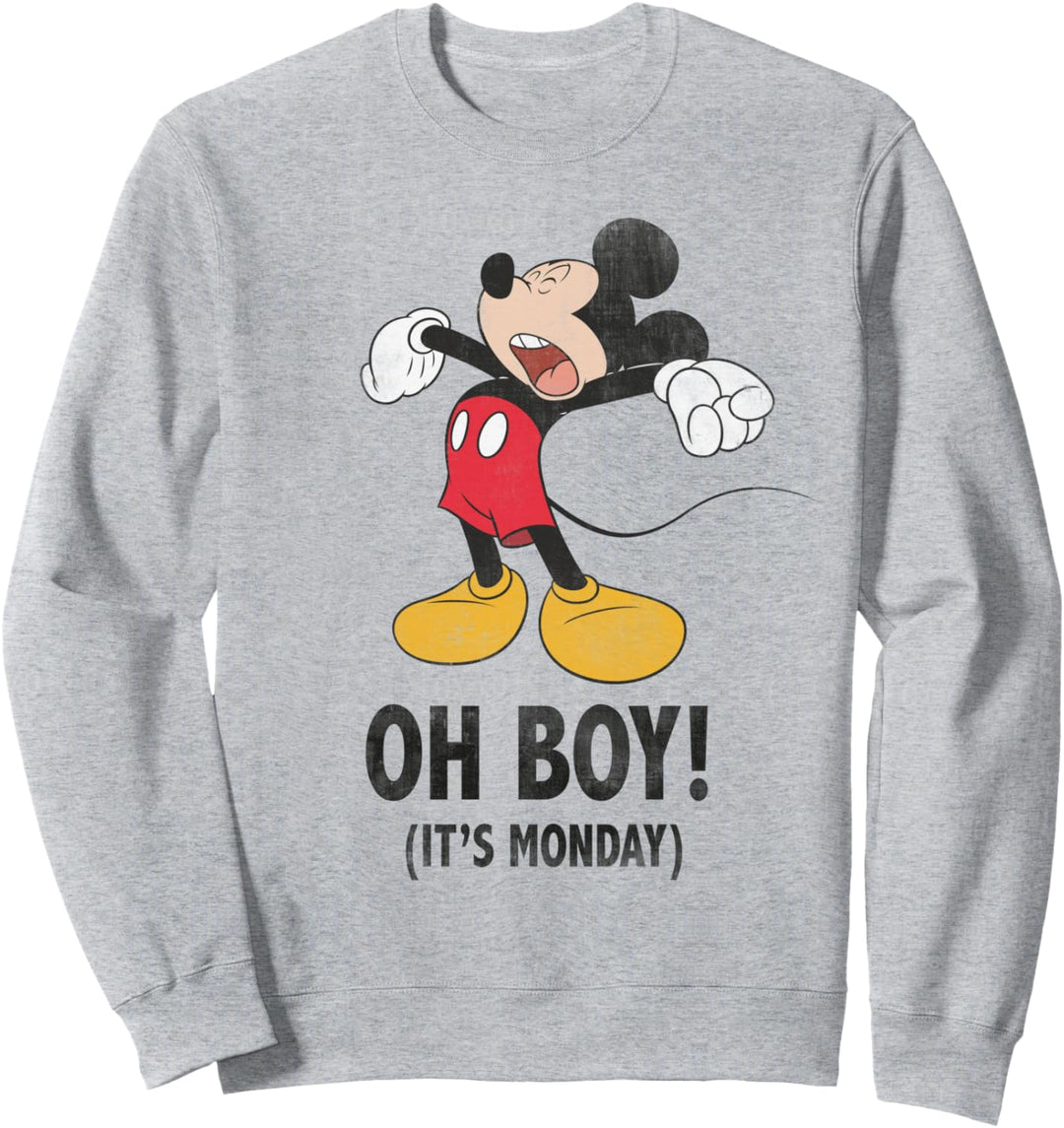 Disney Mickey Mouse Oh Boy! It's Monday Sweatshirt