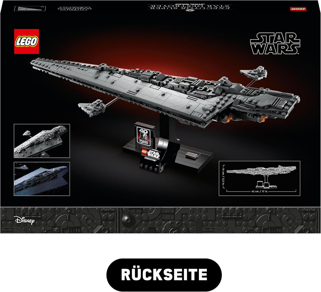 Lego Star Wars Sternenzerstörer & TIE Interceptor – Lego Star Destroyer Executor mit Lego TIE Fighte