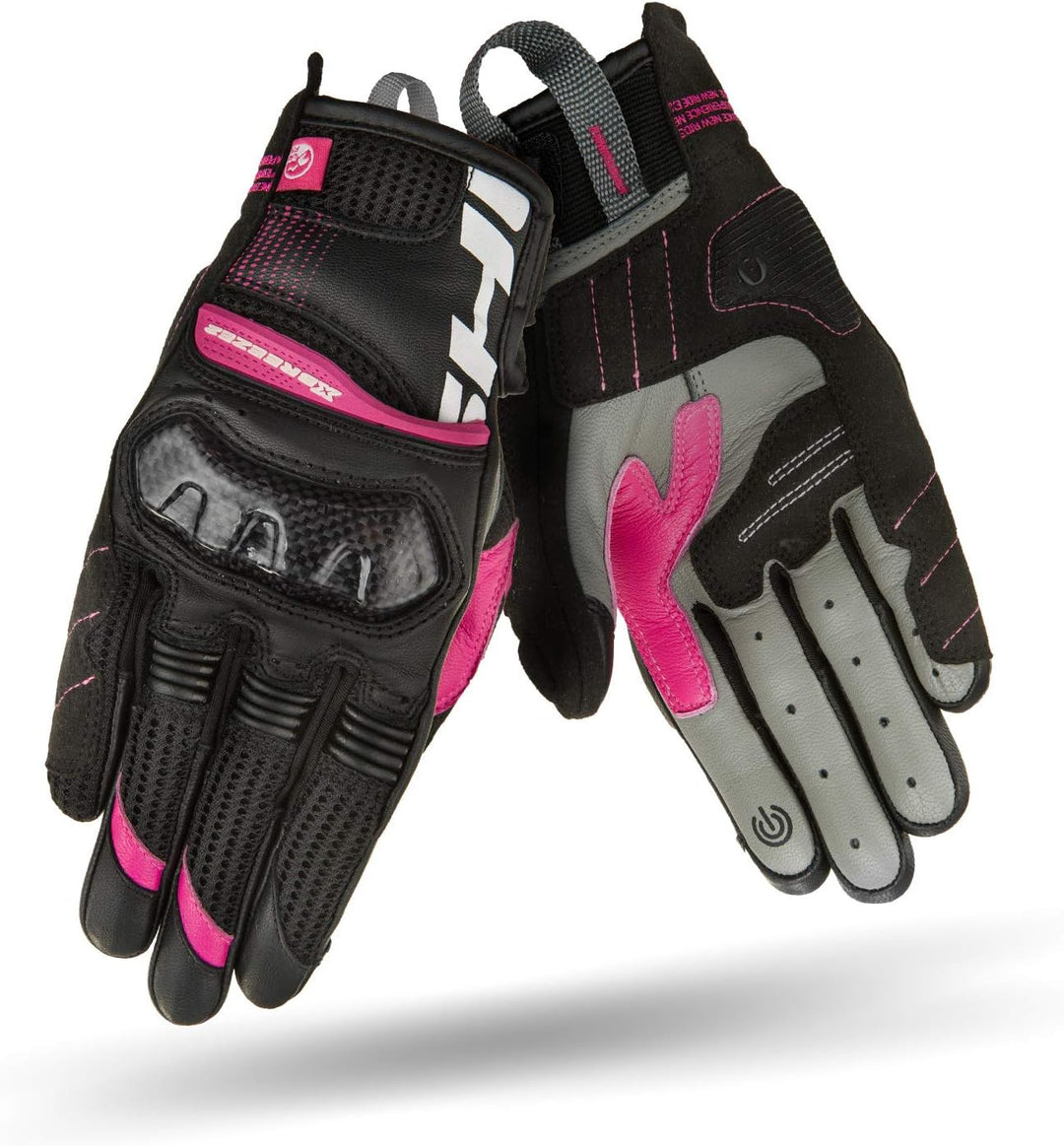 SHIMA X-Breeze 2 Lady Motorradhandschuhe Damen - Belüftete, Sommer, Touchscreen Textil Handschuhe mi