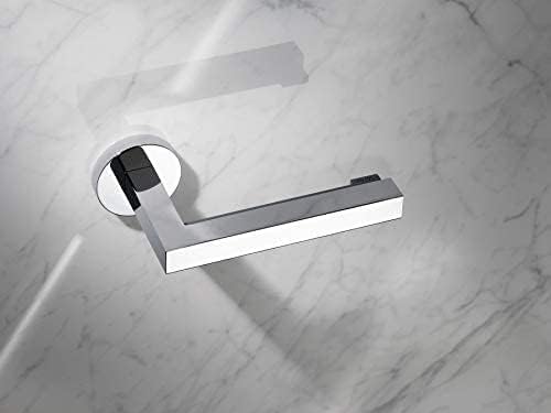 KEUCO Papier-Halter für Toiletten aus Metall, Hochglanz-verchromt, WC-Rollenhalter mit Rollenbremse