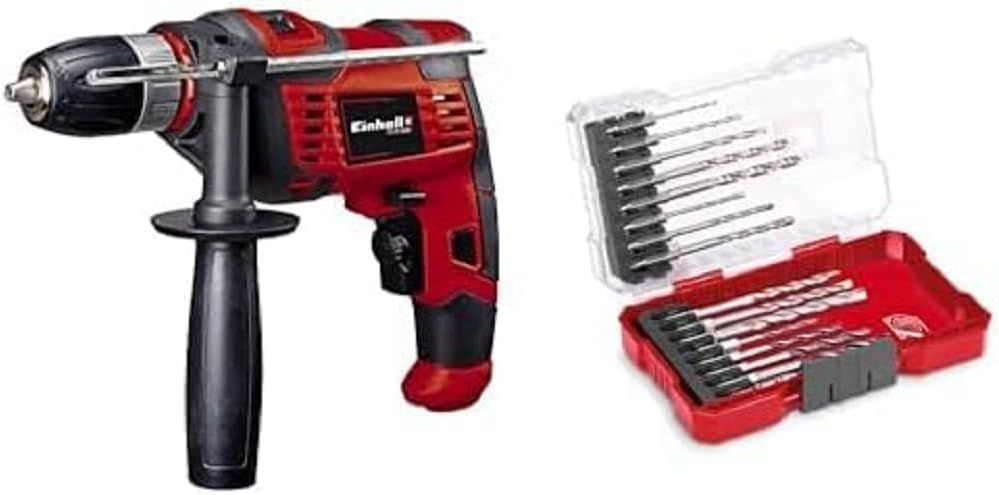 Einhell Schlagbohrmaschine TC-ID 550 E (550 W, Drehzahlregelelektronik, Drehzahlvorwahl, Rechts-/Lin
