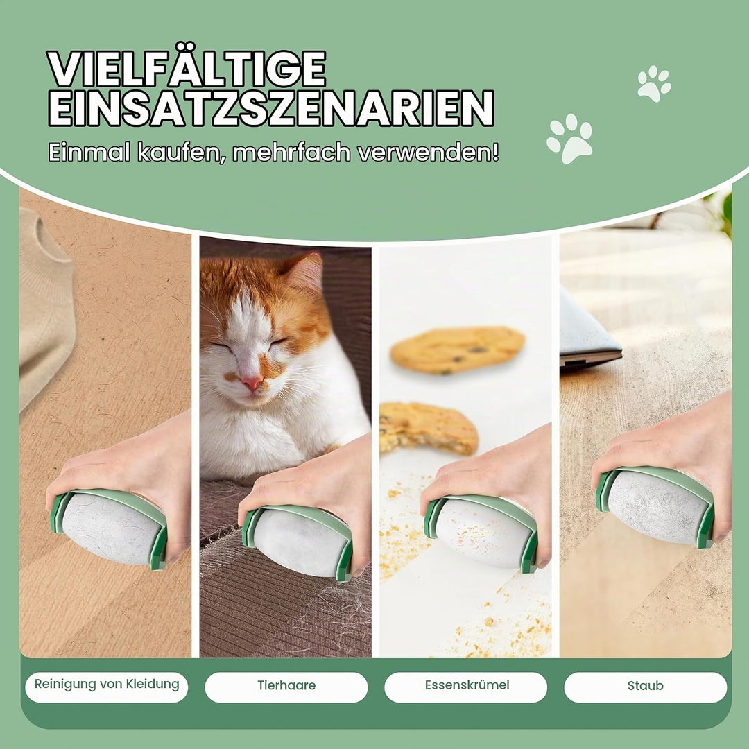 Fusselrolle wiederverwendbar Tierhaarentferner – abwaschbar und tragbar – Hundehaare entfernen zu Ha