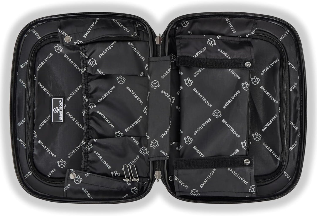 SMARTBOX Beauty Case Hartschale Aufsteckfunktion Schultergurt | 34 x 17 x 27 cm, 14 Liter, Polypropy