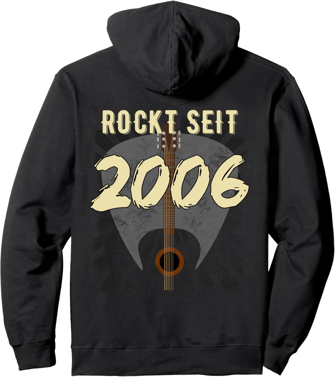 Jahrgang 2006 Classic Rock and Roll Akustische Gitarre Pullover Hoodie