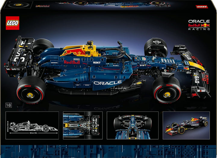 LEGO Technic Oracle Red Bull Racing RB20 F1 Rennauto Modell - Formel 1 Bauset zum Sammeln - V6-Motor