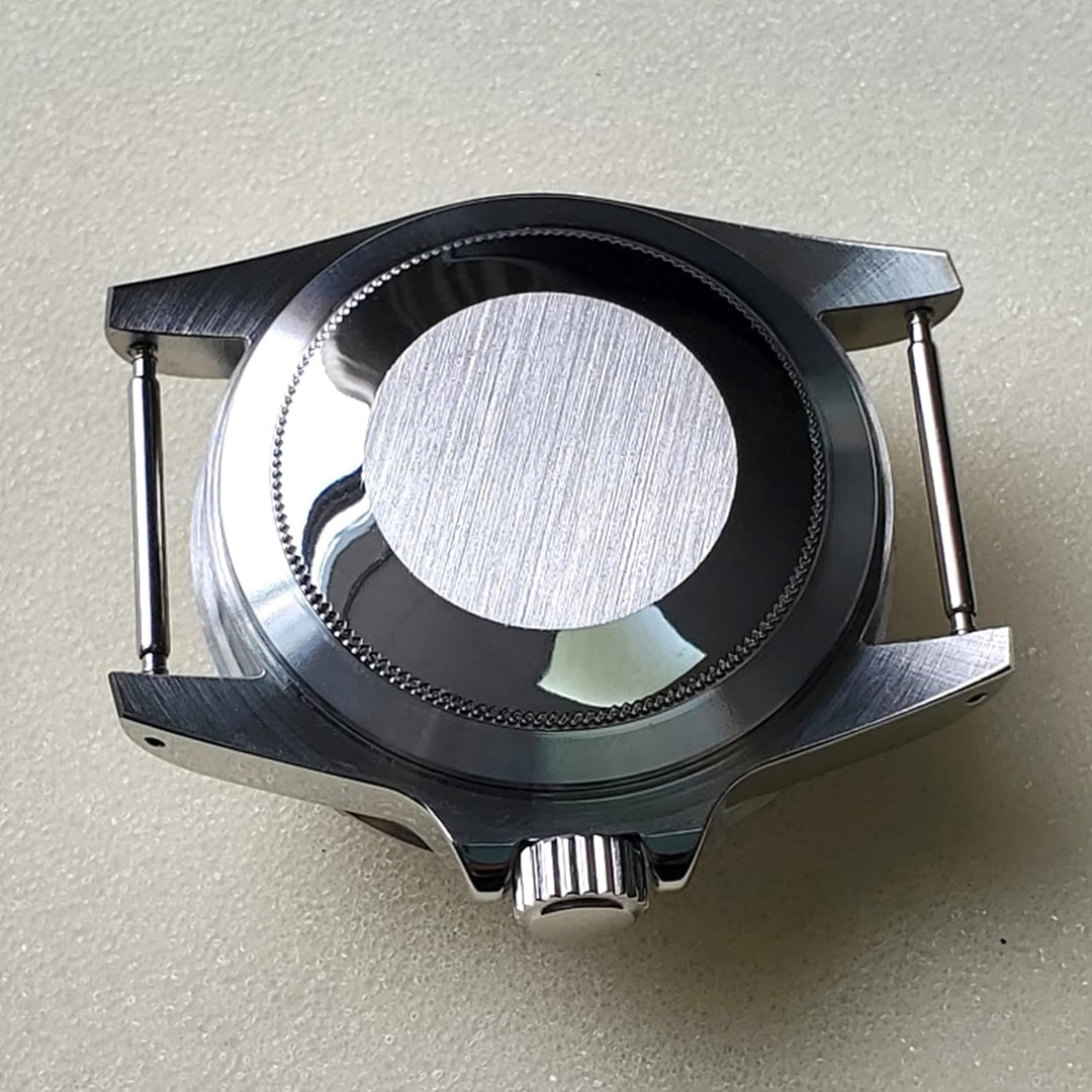 SHEAWA Ersatz-Uhrengehäuse, 39,5 mm, Edelstahl, für NH35 NH36 Uhrwerk-Reparaturteil, Zubehör