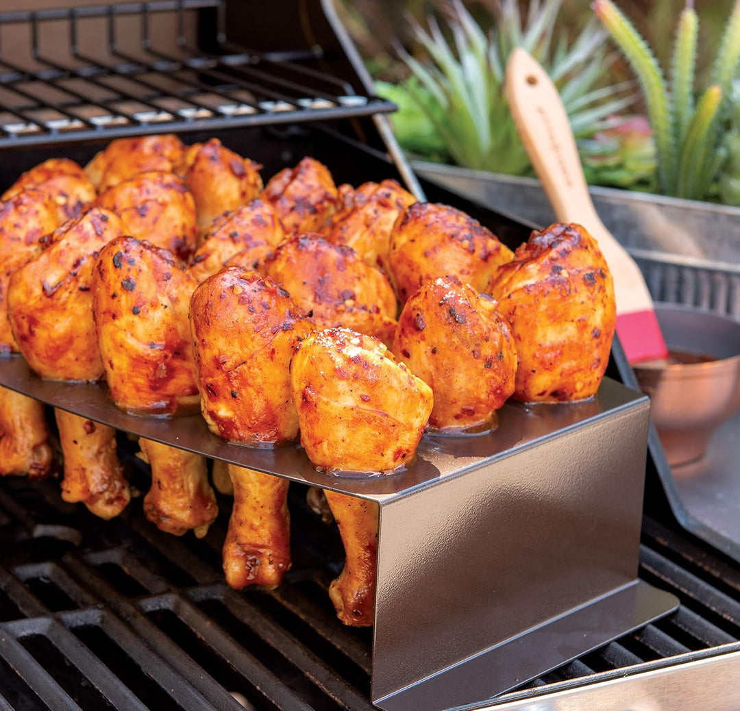 Nordic Ware 365 Grillständer für Hühnerbeine/Jalapenos, für Ofen und Grill klebt nicht fest, klebt n