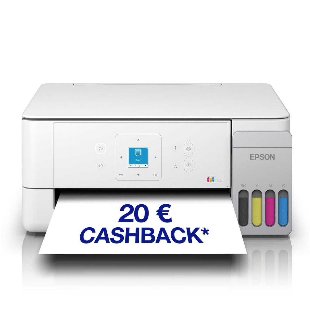 Epson EcoTank ET-2926 | Für vielbeschäftigte Haushalte | Wi-Fi | A4 | Drucken, Kopieren, Scannen | L