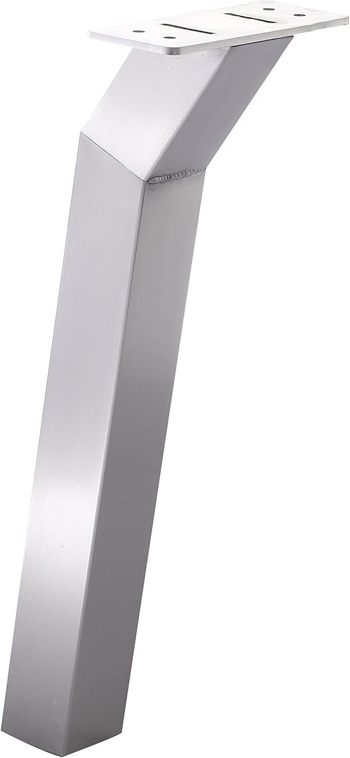 super-diy Edelstahl Design Bankfuss | Sitzbank | Bierbank | Coffee Table geeignet für jeden Innen- u